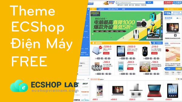 Themes ECShop Điện Máy Full Data - Nhiều Ngành Hàng
