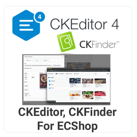 Tích hợp CKEditor + CKFinder Cho Ecshop