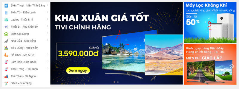 Vị trí quảng cáo ECShop