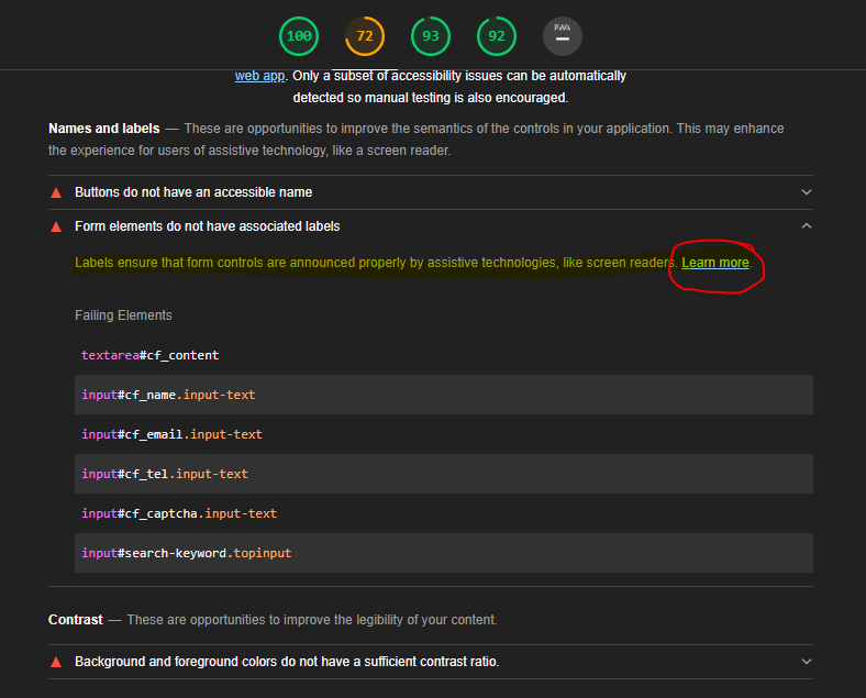 Cách tối ưu Lighthouse
