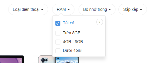 Thuộc tính lọc ecshop