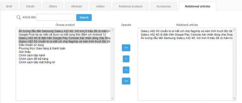 Tin liên quan ECShop