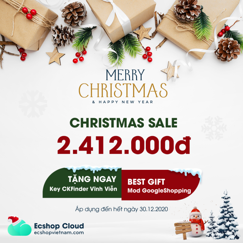 chrismast sale ecshop